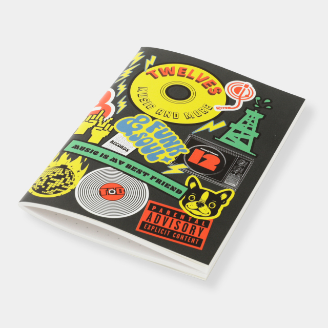 TF トラベラーズノート パスポートリフィル TWELVES RECORD ステッカー