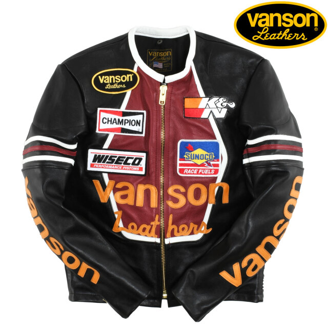 VANSON】(バンソン) STAR LEATHER JACKET / スター レザージャケット