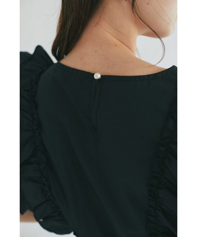 サイドフリルブラウス