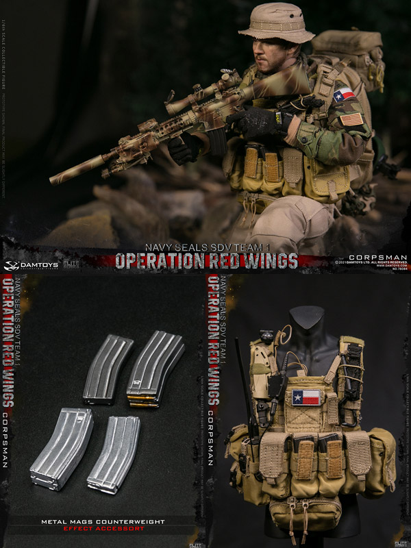 DAM】No.78084 1/6 Operation Red Wings NAVY SEALS SDV TEAM 1
