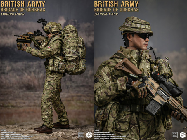 EASY&SIMPLE】26068 British Army Brigade of Gurkhas Deluxe Pack 1/6