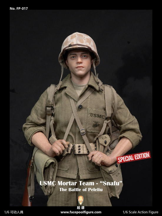 Facepoolfigure】FP017B 1/6 WW2 USMC Mortar Team Snafu The Battle