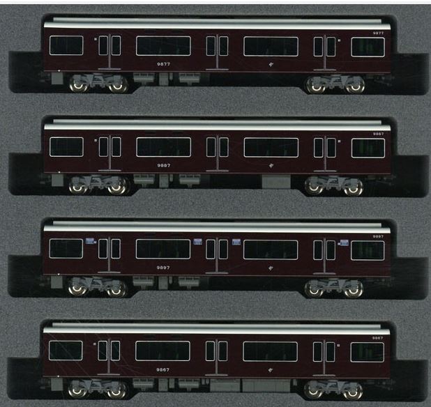 KATO カトー 阪急電鉄 9300系 京都線 増結セット(4両) 10-1823