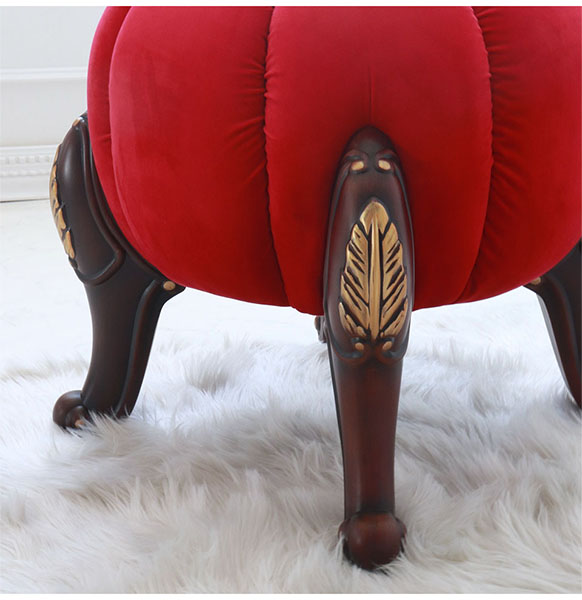 パンプキンスツール かぼちゃ チェア オットマン アンティーク調