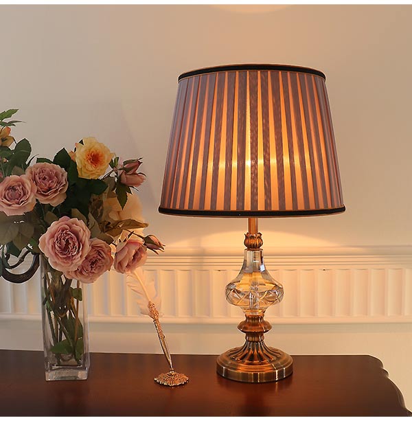 ロココクラシック アンティーク風 テーブルランプ パープルブルー