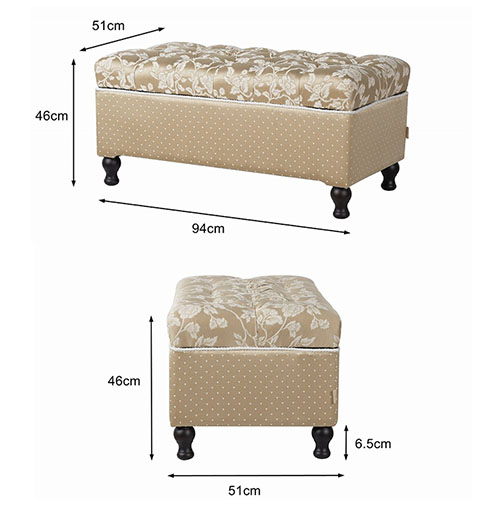 ジェニファーテイラー 収納付きベンチ おしゃれ Heirloom（ヘアルーム