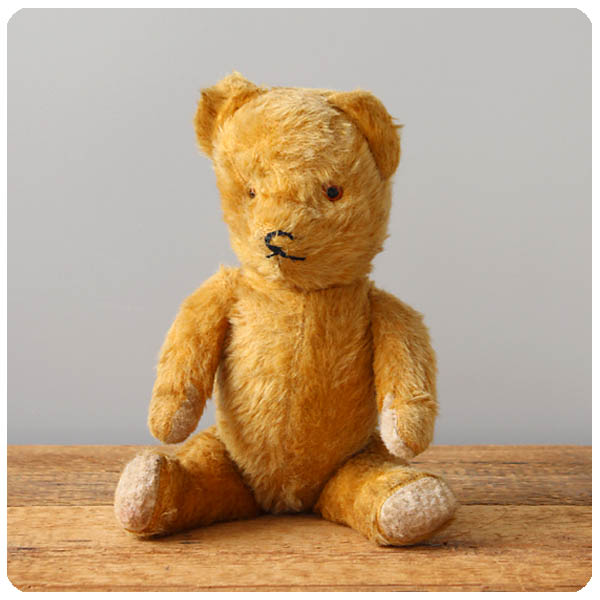 イギリス アンティーク テディベア 全長39cm Q-160