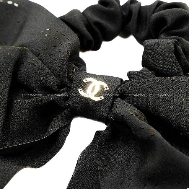 2023年 秋冬 CHANEL シャネル ヘアアクセサリー シュシュ リボン