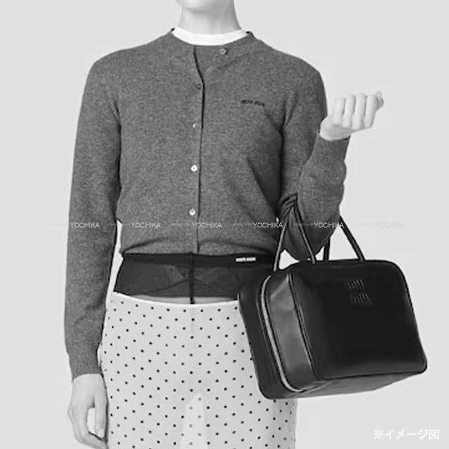 Miu Miu ミュウミュウ カーディガン 長袖 ニット ロゴ ルージュレッド