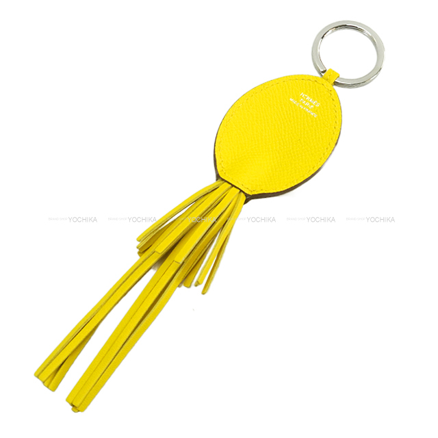 HERMES エルメス バッグチャーム プルプ タコ ジョーヌナプル