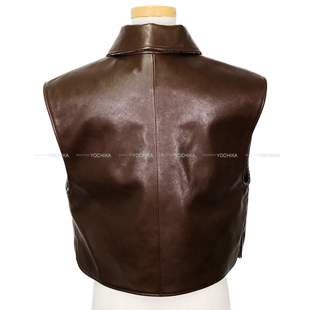 2024年秋冬 CHANEL シャネル テーラードジャケット レザーベスト ココ