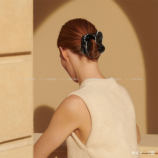 HERMES エルメス ヘアアクセサリー シュシュ クラウディア セリエ