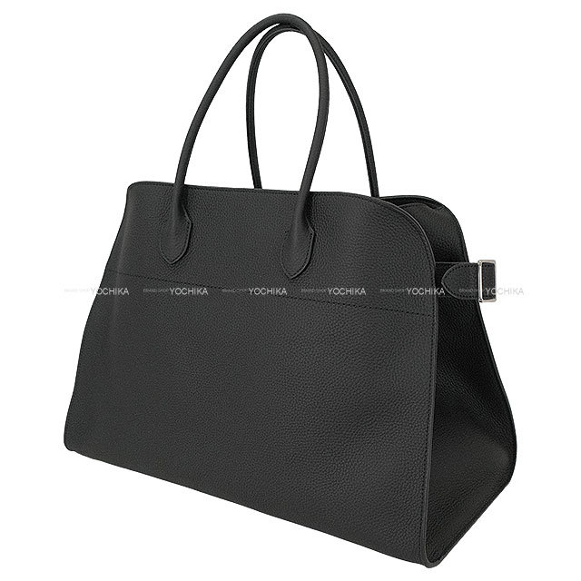 The Row ザロウ ハンドバッグ マルゴー 17 黒 (ブラック) 牛革(カーフ