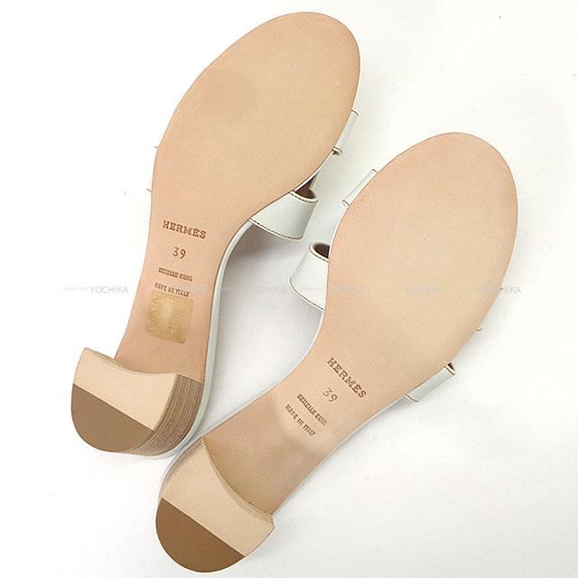 HERMES エルメス レディース Hモチーフ ヒール付 サンダル 