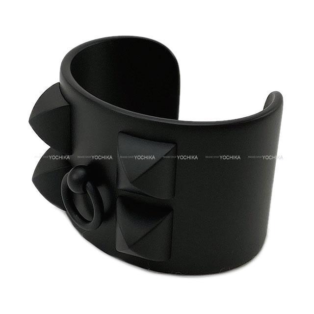 HERMES エルメス ブレスレット カフ バングル コリエドシアン ノアール