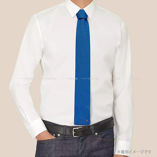 2021年春夏 HERMES エルメス ネクタイ ニットタイ 4in1 キャトルタン