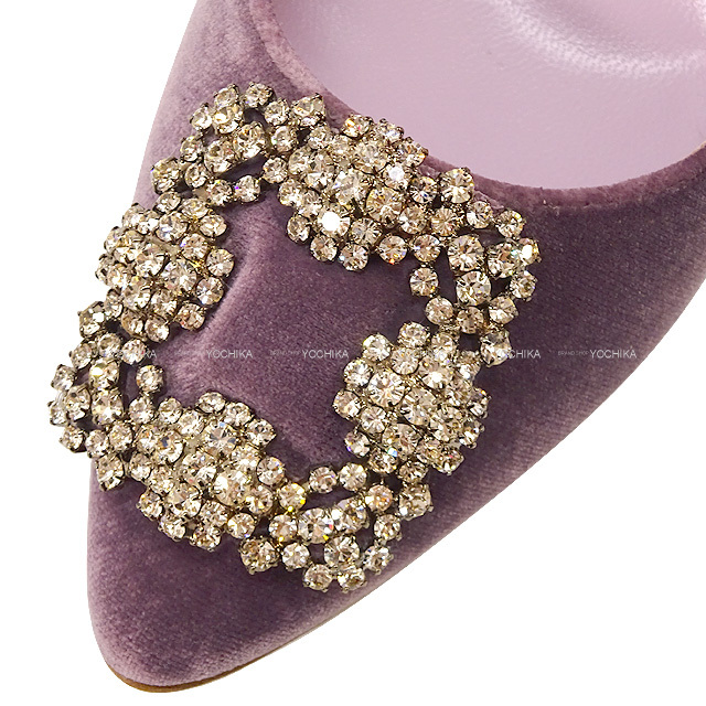 MANOLO BLAHNIK マノロブラニク パンプス ハンギシ ヒール ラベンダー