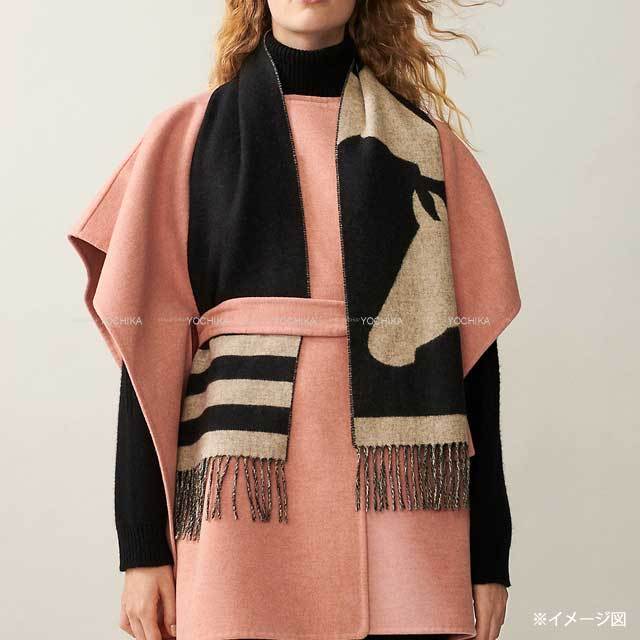 2023年 秋冬 新作 HERMES エルメス マフラー ラブストーリー 黒