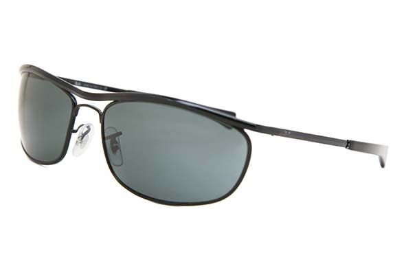 Ray-Ban RB3119M Olympian I Deluxe 002/R5 Oval Black Sunglasses