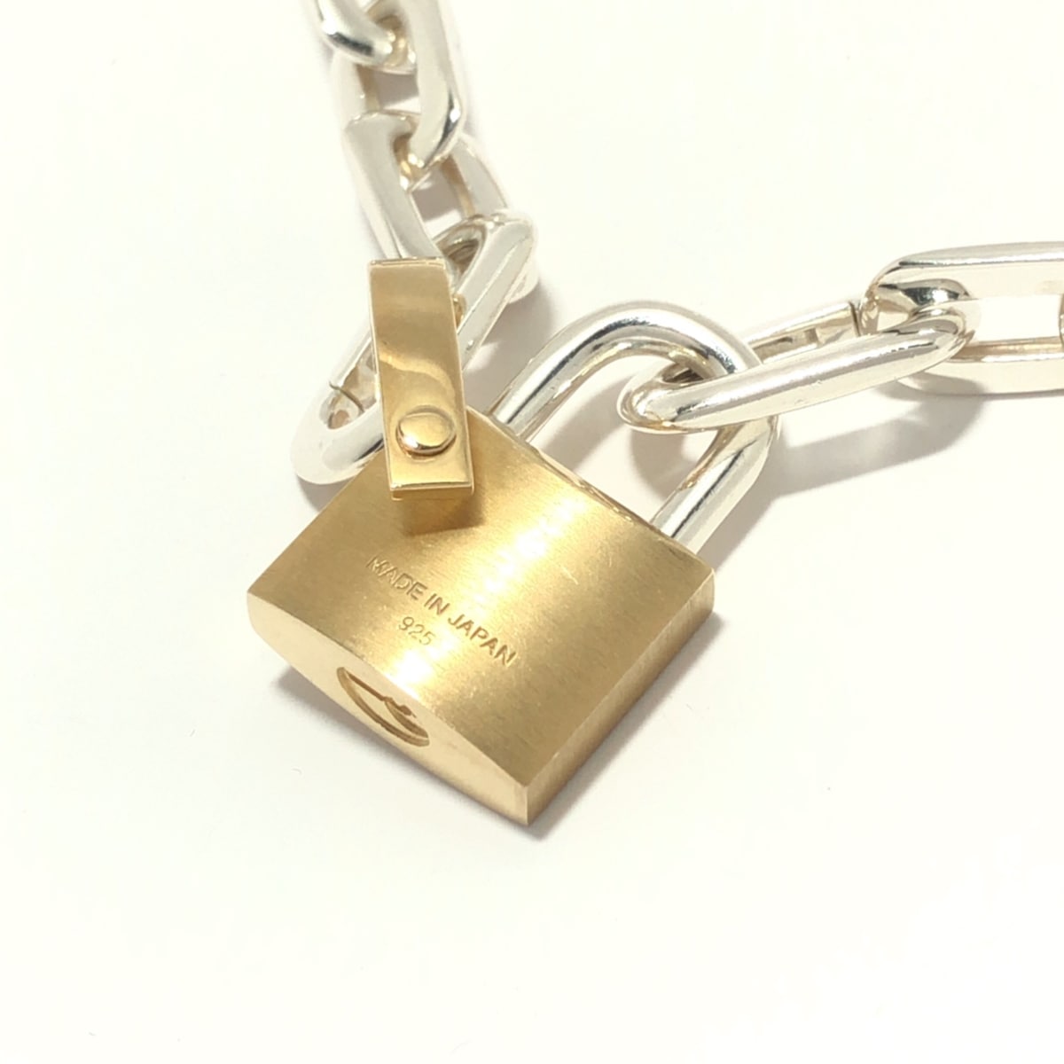 アンブッシュ/ネックレス/シルバー×ゴールド/パドロック(南京錠)の買取