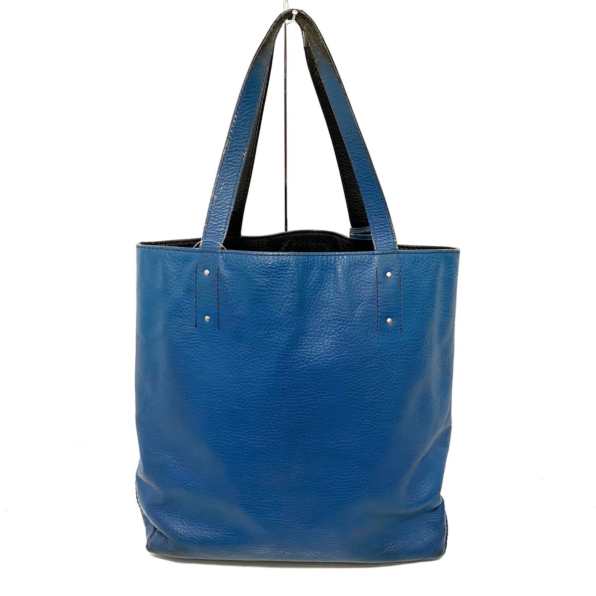 バーバリーブラックレーベル/トートバッグ/ブルー/レザーの買取実績