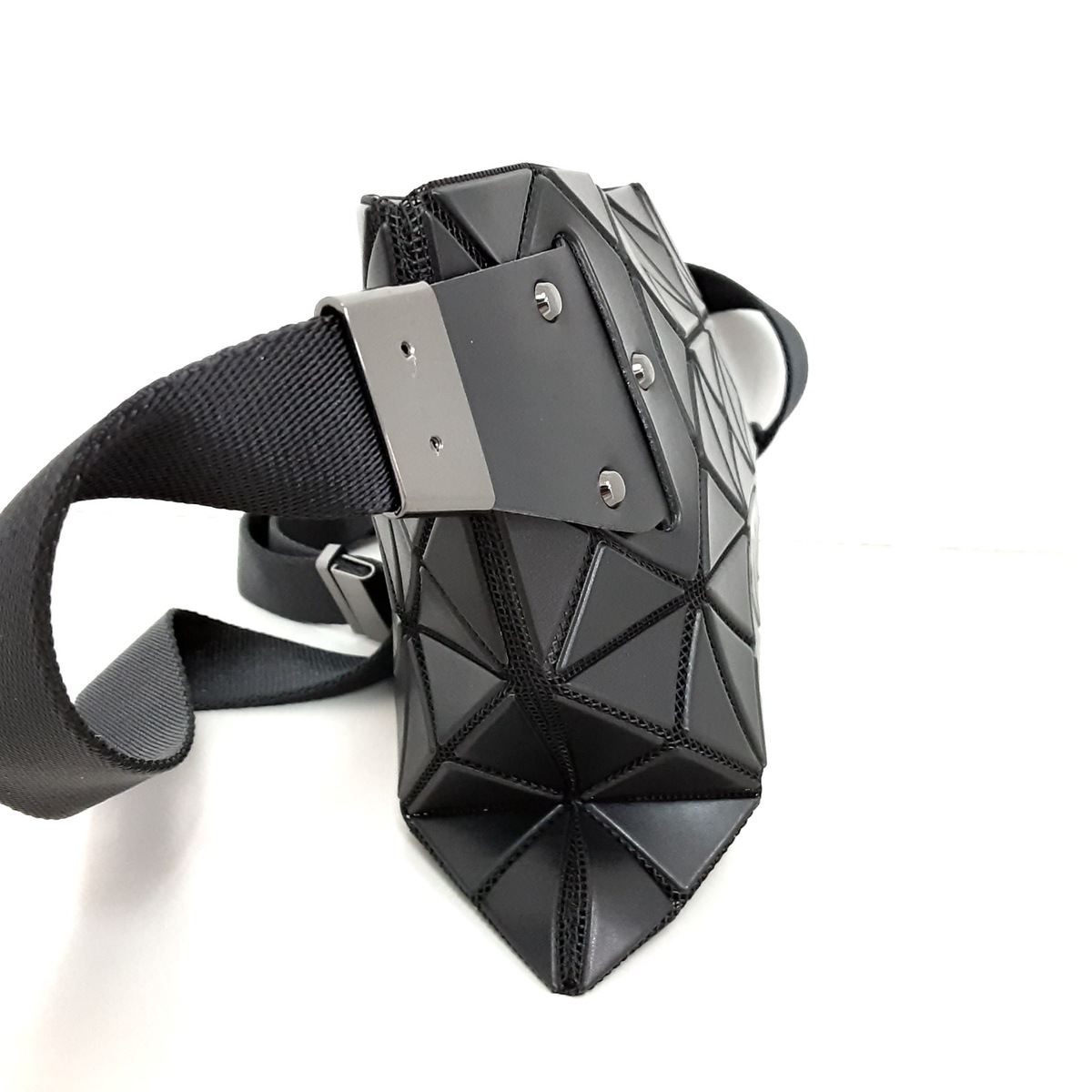 バオバオイッセイミヤケ/ウエストポーチ/黒/PVC(塩化ビニール