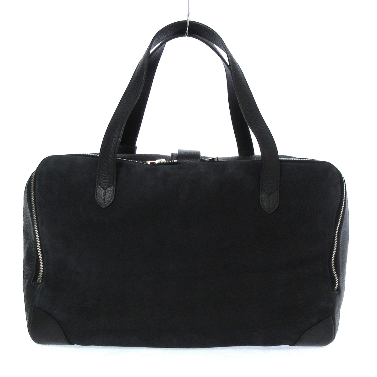 ゴールデングース/ボストンバッグ/エキパージュ/黒/レザー×ヌバックの