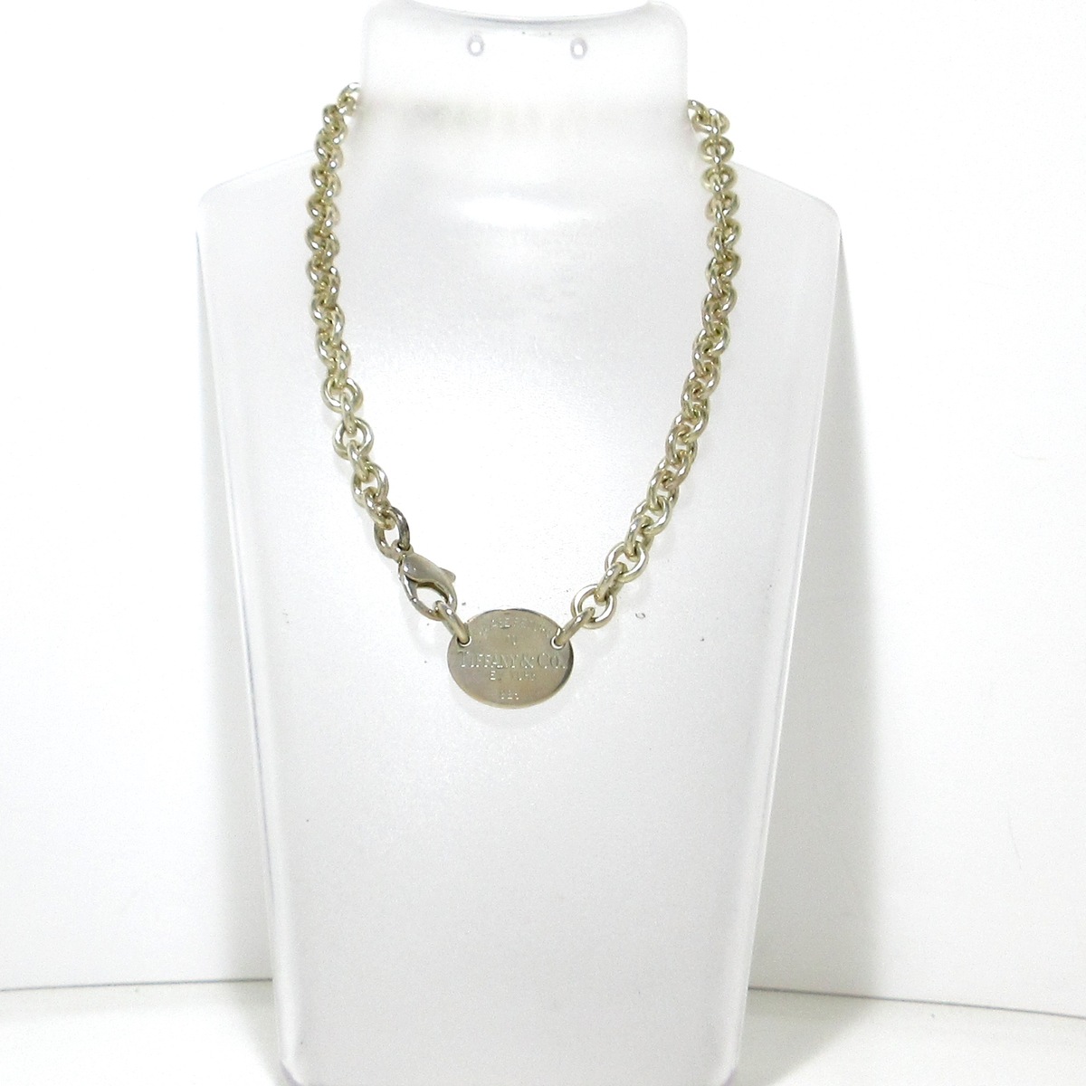 ティファニー/チョーカー/リターントゥオーバル/シルバー/チェーンの