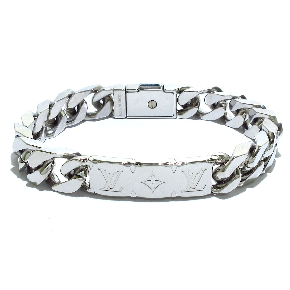 ルイヴィトン/ブレスレット/チェーンブレスレットモノグラム/シルバー