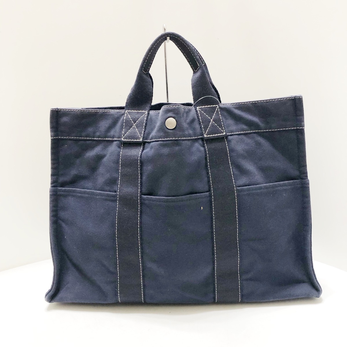 エルメス/トートバッグ/サックドーヴィルトートMM/ダークネイビー