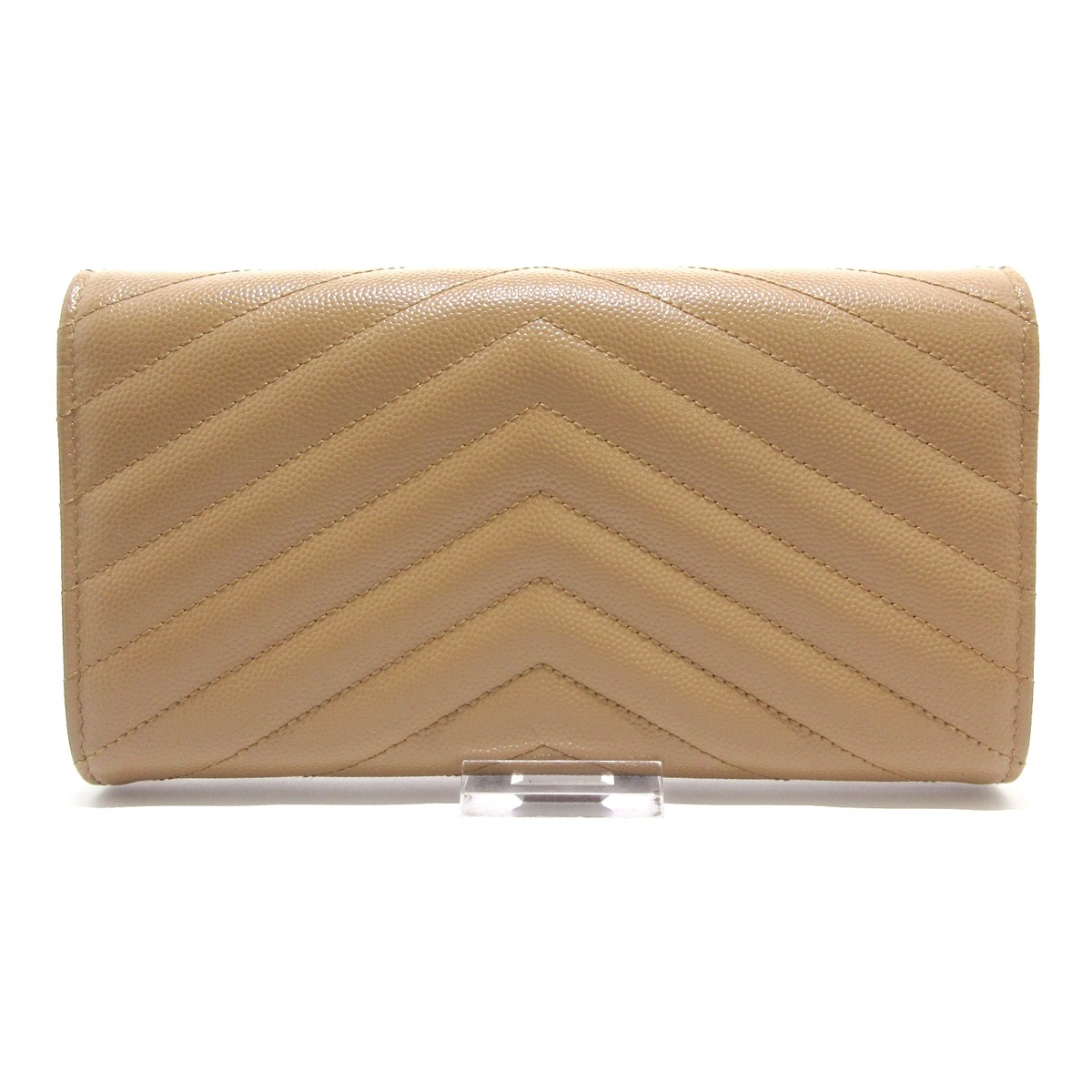 サンローランパリ/長財布/モノグラム ラージフラップ ウォレット