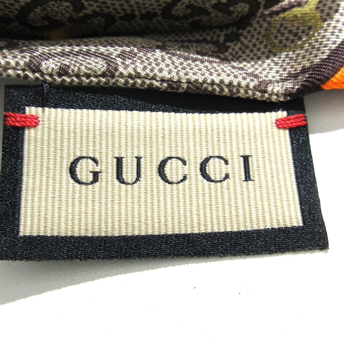 グッチ/アクセサリー/GG シルク シュシュ セット/ベージュ×ダーク