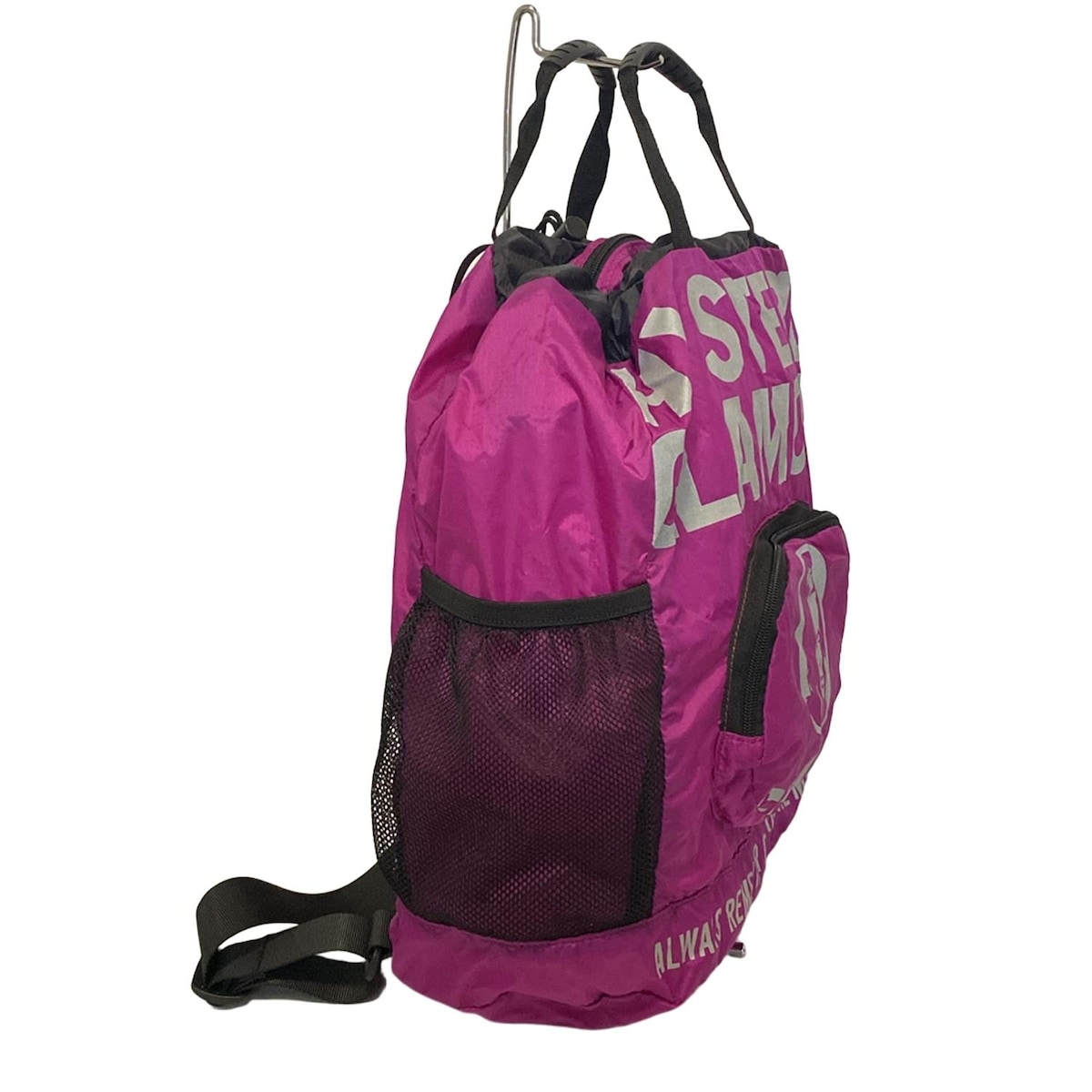 ヒステリックグラマー/リュックサック/ピンク×シルバー×黒/ナイロンの