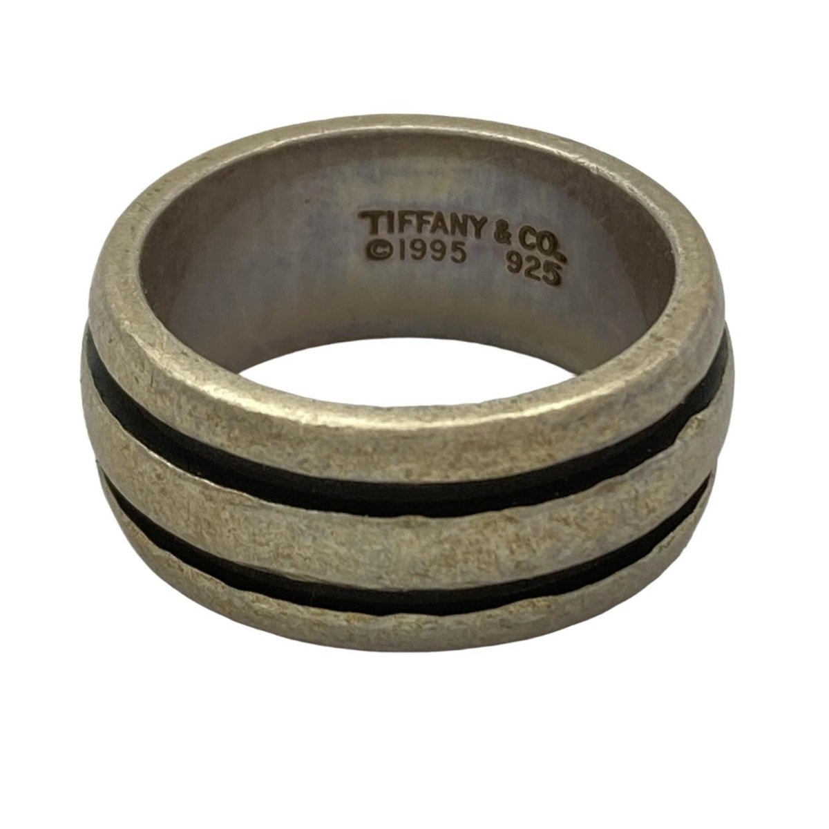 ティファニー グルーブドダブルラインリング TIFFANY グルーブドダブル