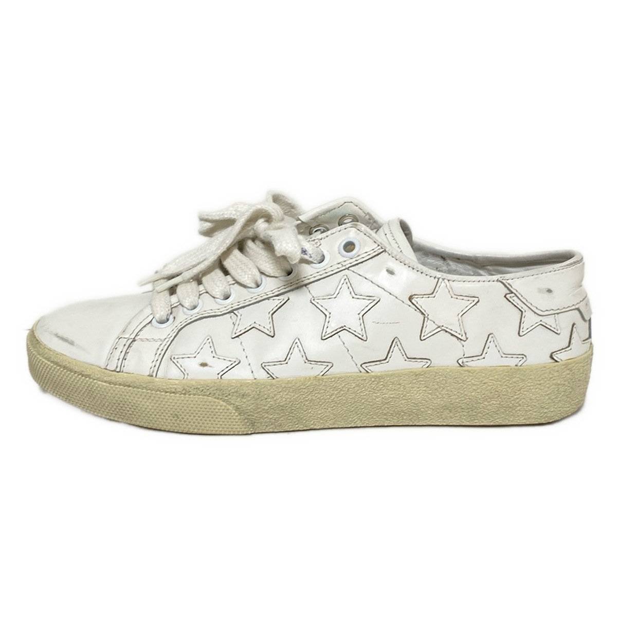 サンローランパリ スニーカー 36 レディース - 457824 白 レザー