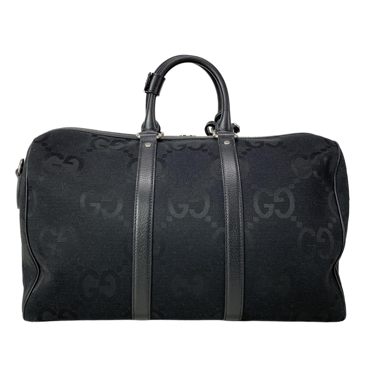 グッチ/ボストンバッグ/ジャンボGGスモールダッフルバッグ/黒