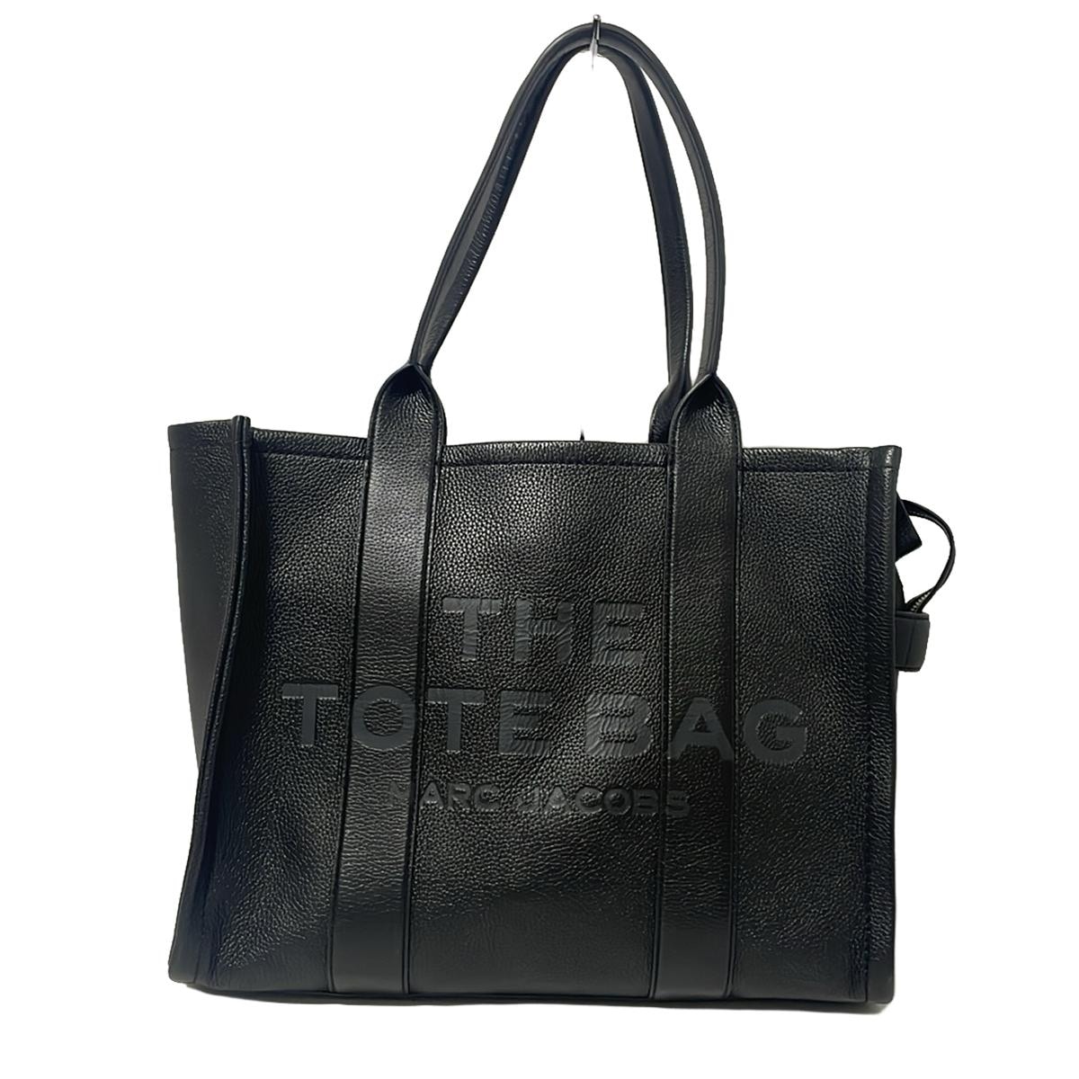 マークジェイコブス/トートバッグ/ザ レザー トート バッグ ラージ/黒