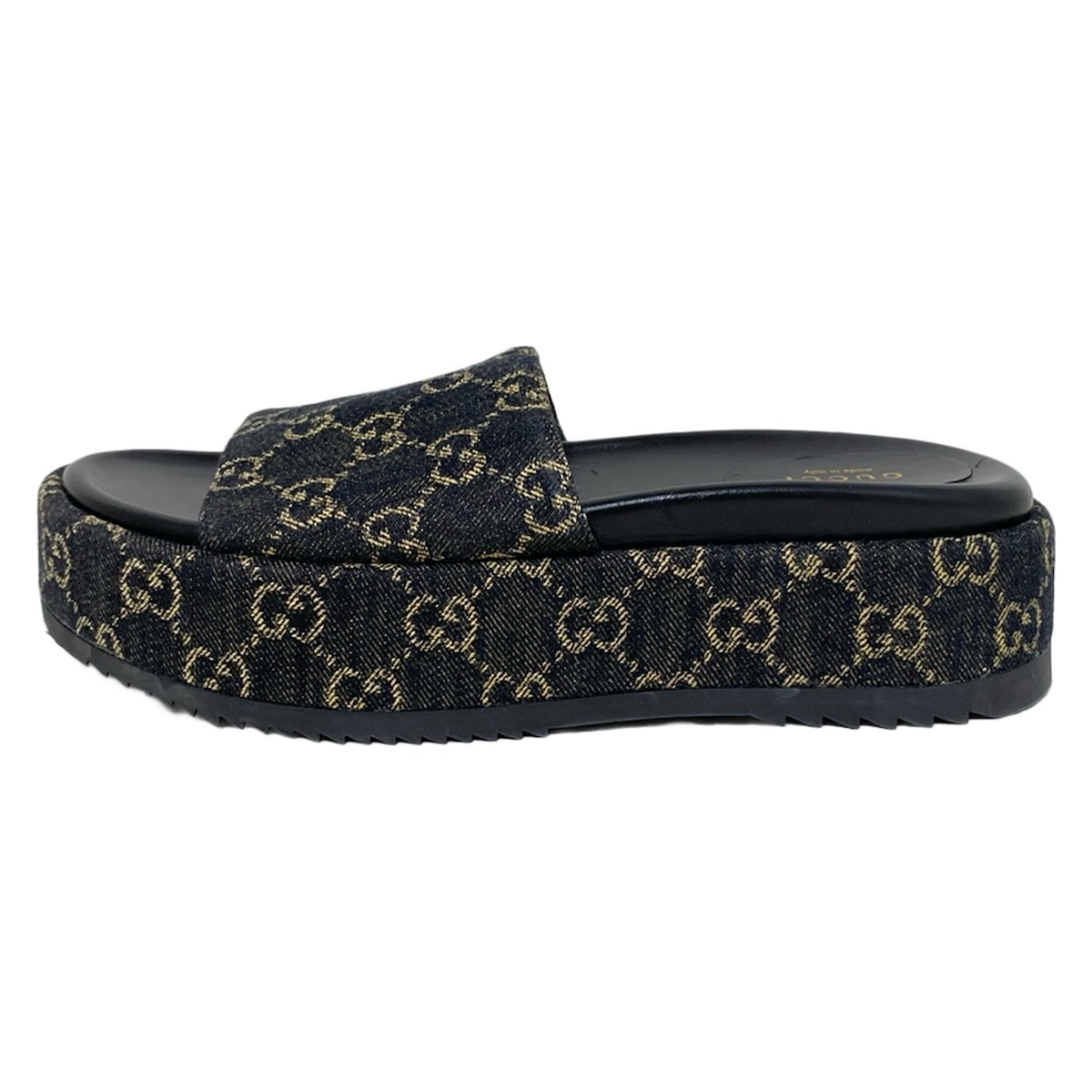 グッチ/サンダル/ダークグレー×アイボリー/サイズ：39の買取実績