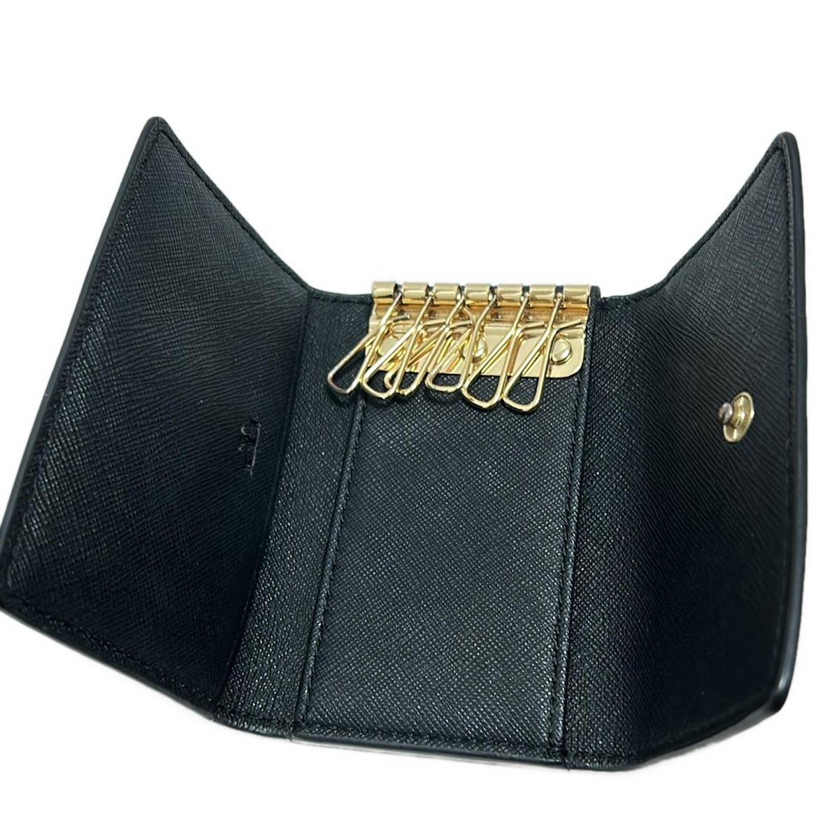 TORY BURCH(トリーバーチ) キーケース 黒 6連フック レザー（19060694