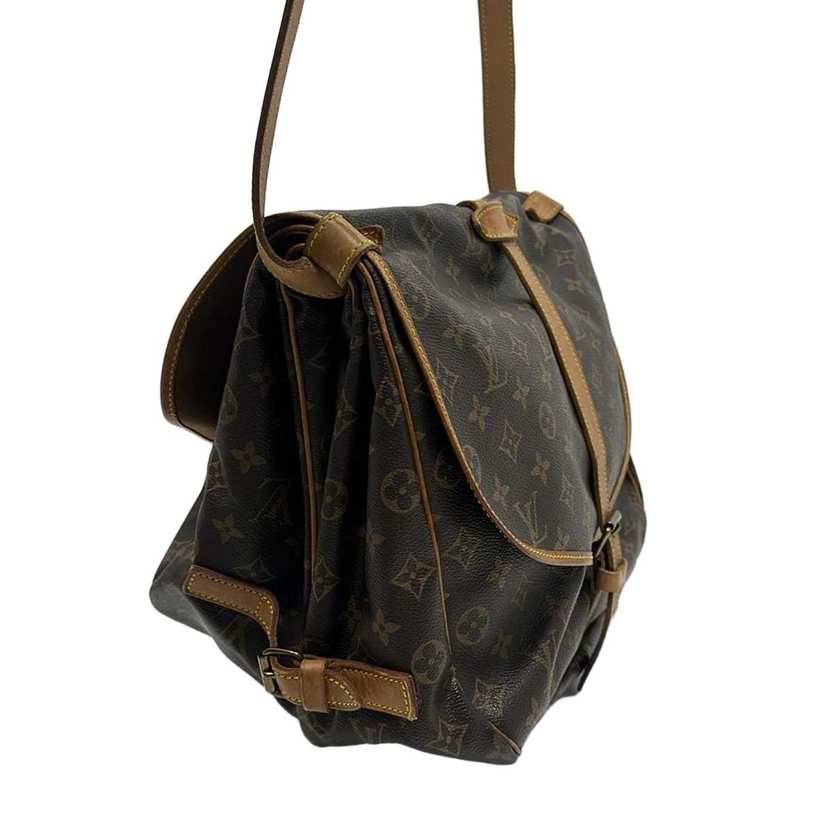 ルイヴィトン/ショルダーバッグ/ソミュール35/モノグラム・キャンバス