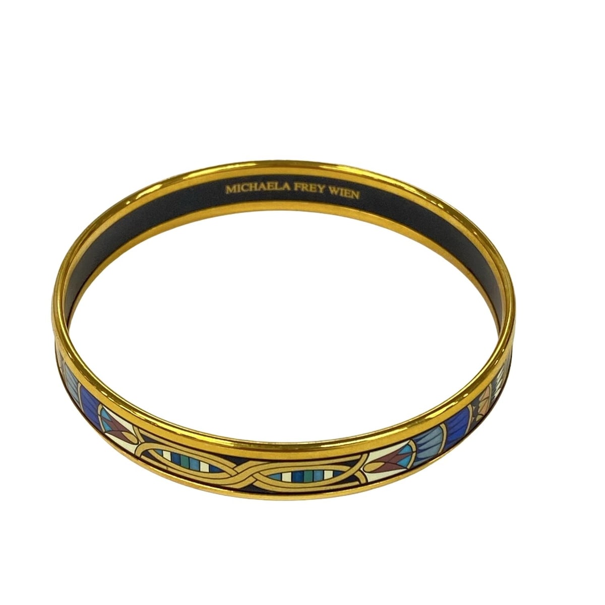 ミカエラフレイ⁄バングル⁄ゴールド×ブルー×マルチの買取実績ブラン