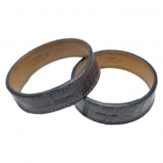 HERMES(エルメス)/カデナ付きケリーブレス/クロコ・ポロサス×レッドの