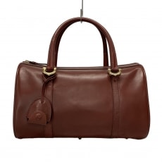 カルティエ/ボストンバッグ/マストライン/ボルドー/レザーの買取実績