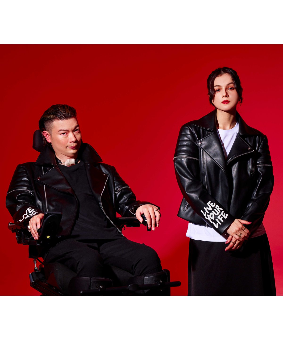 僕らが展開する01 BORDERLESS WEAR×NUD.コラボライダースジャケット