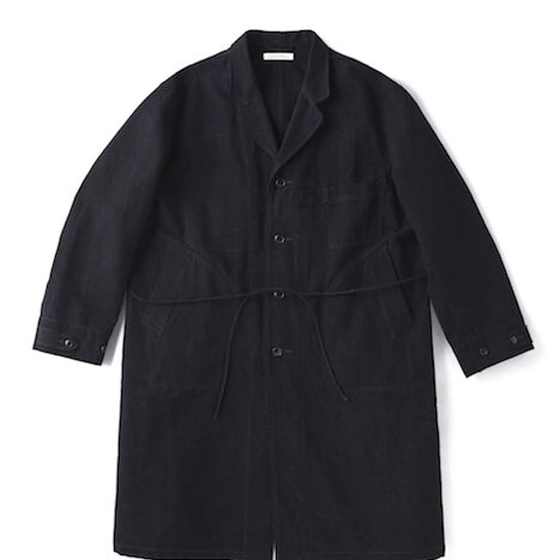 OLD JOE(オールドジョー) -ROPED WAIST ATELIER COAT(BLAC