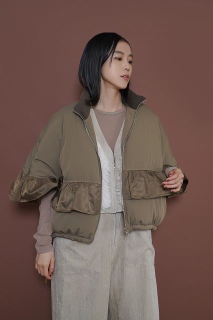 CYAN tokyo シアントーキョー 25秋冬ご予約】 MIXファーZIPベスト 507