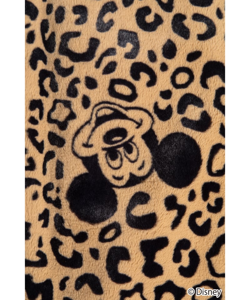Disney / LEOPARD DESIGN COAT【WCJ-NA-048BEG-BLK】