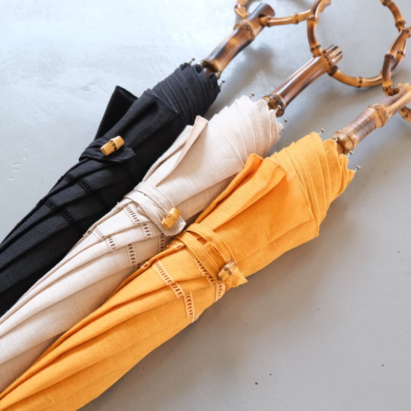 bonbonstore リネンボーラーレース日傘（オレンジ）BON-22001OR | geep