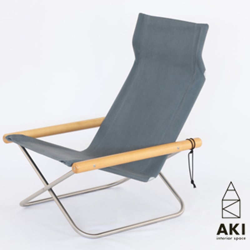 NYCHAIR X /ニーチェア エックス / 座布：グレー 肘かけ：ナチュラル