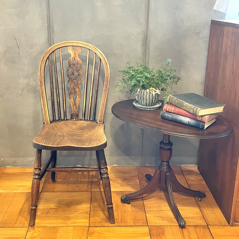 古い椅子 イギリス製 ウィンザーチェア ダイニングチェア 木製 イス